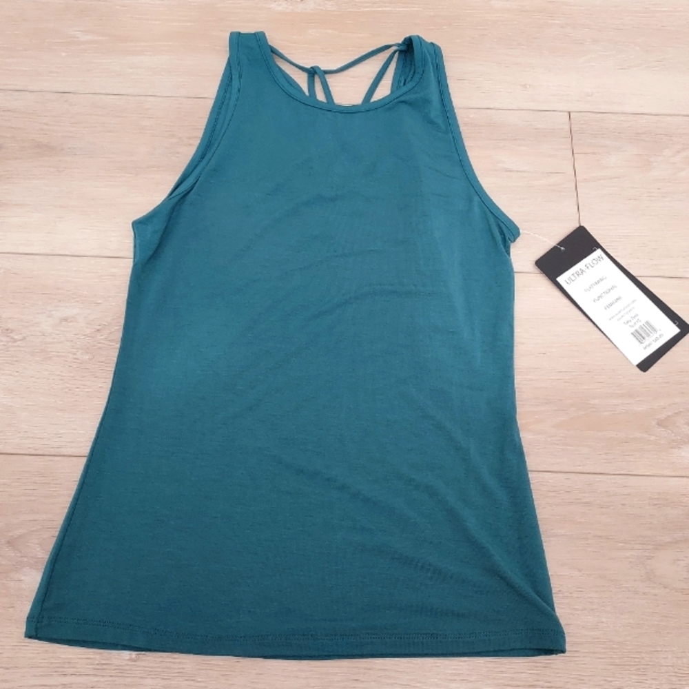 Vie Active Wear, XS, teal tank top